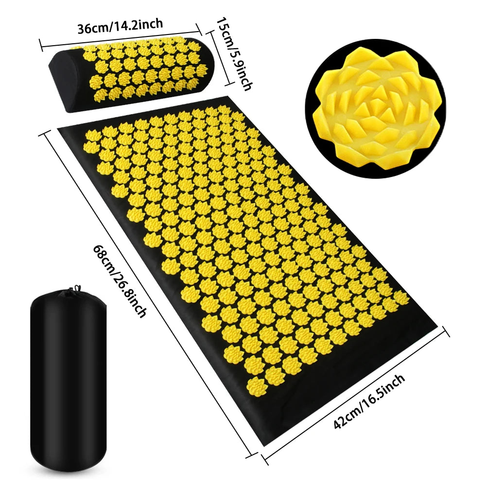 Marfly Pranamat Eco Lotus Spike Mat Acupressure Massage Cushion