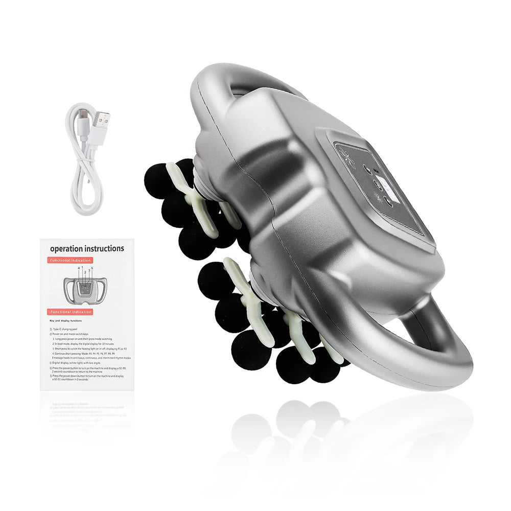 Foreverlily Fascia Gun 24-Head High Frequency Massage 9 Modes