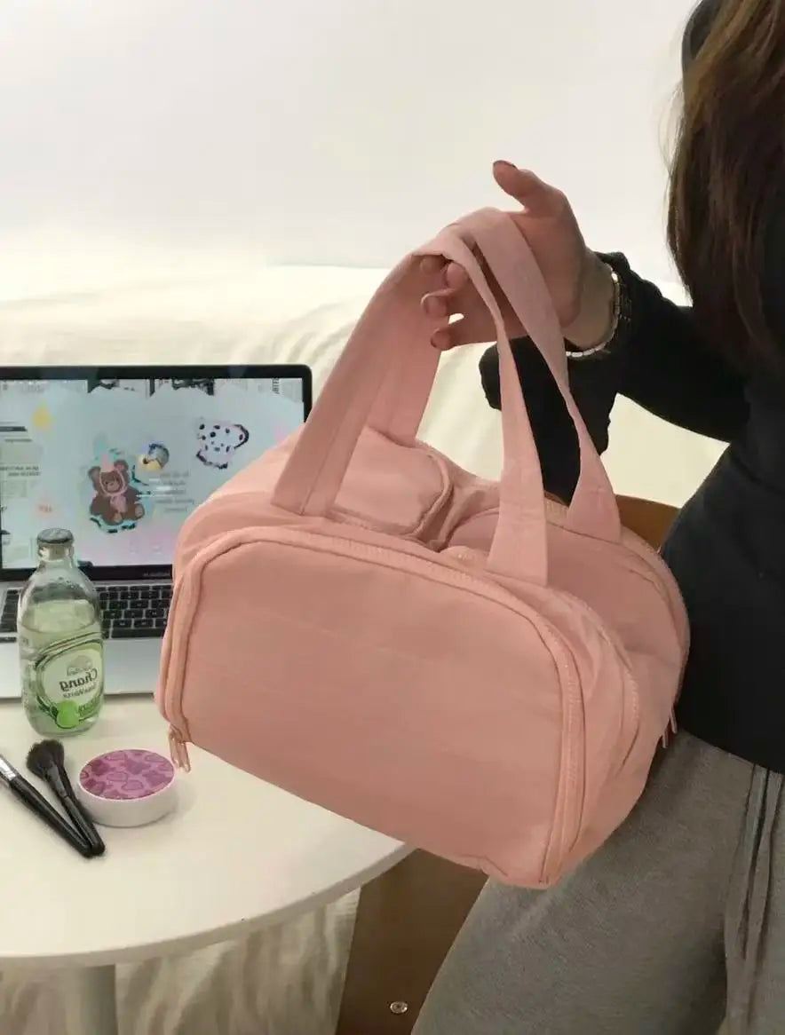 Multi Opening Makeup Bag For Travel And Home Storage