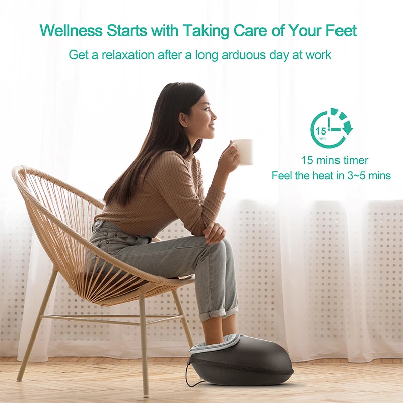 Medcursor Shiatsu Foot Massager With Heat For Muscle Relief