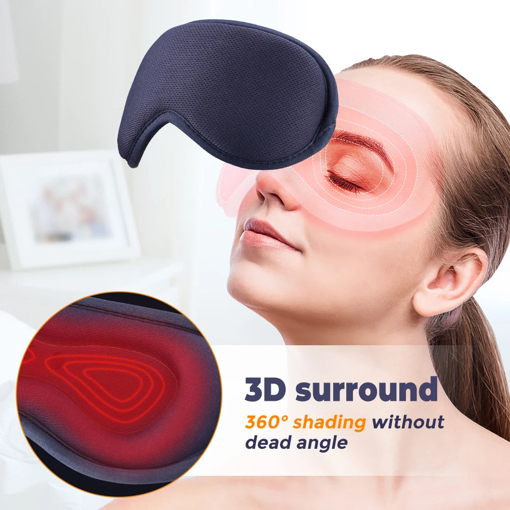 Moajaza Steam Eye Mask Massage With 3 Level Hot Compress and 6 Level Vibration