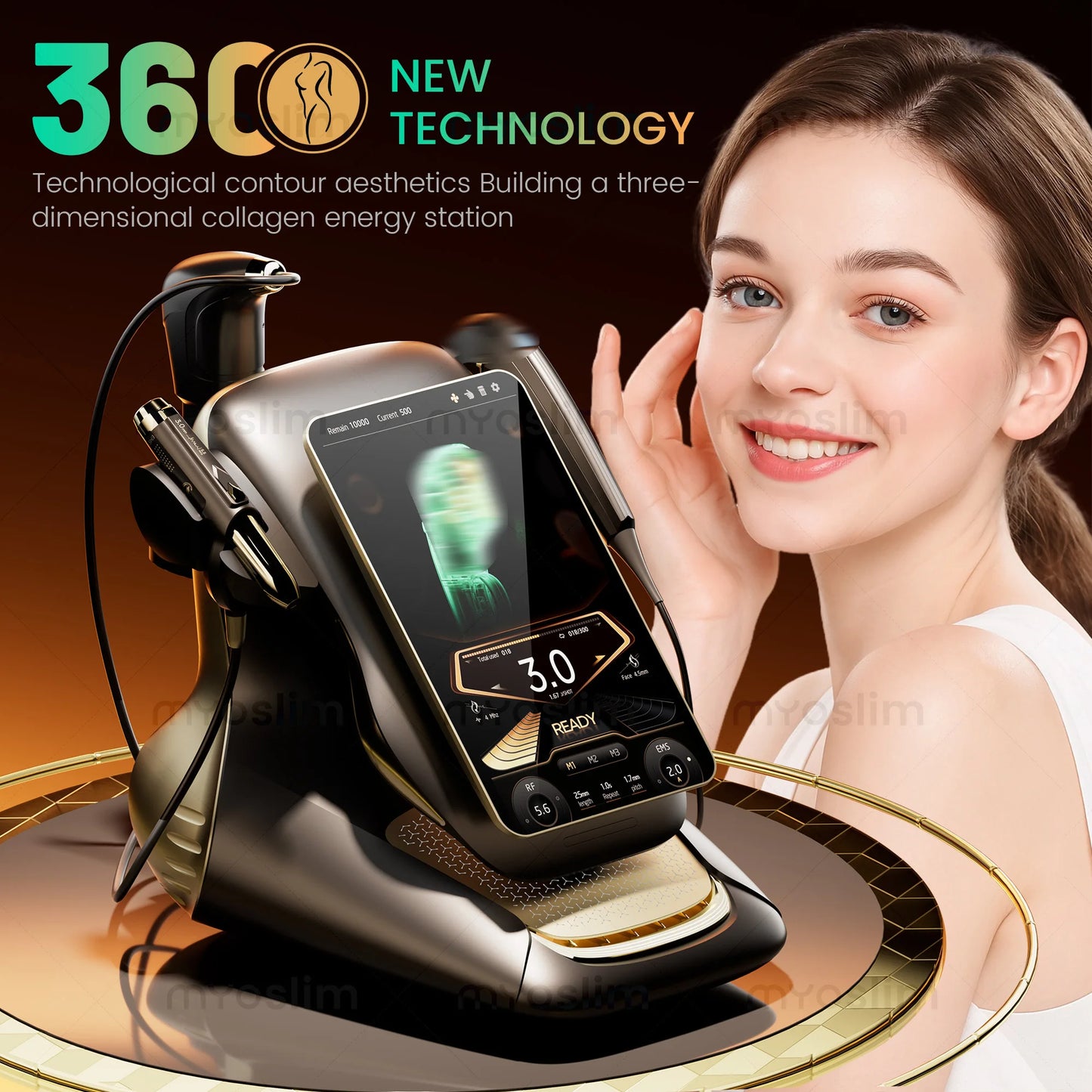 360MAX 3 In 1 HIFU Anti Aging Skin Tightening System