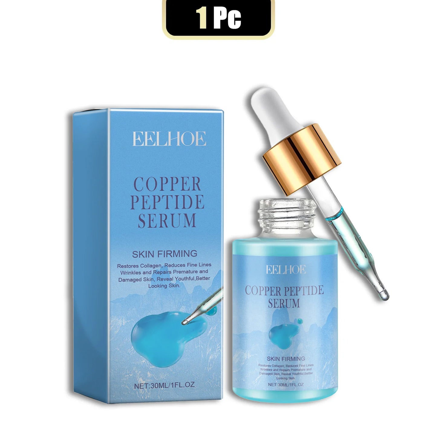 Eelhoe Copper Peptide Facial Serum for Firming Anti Aging