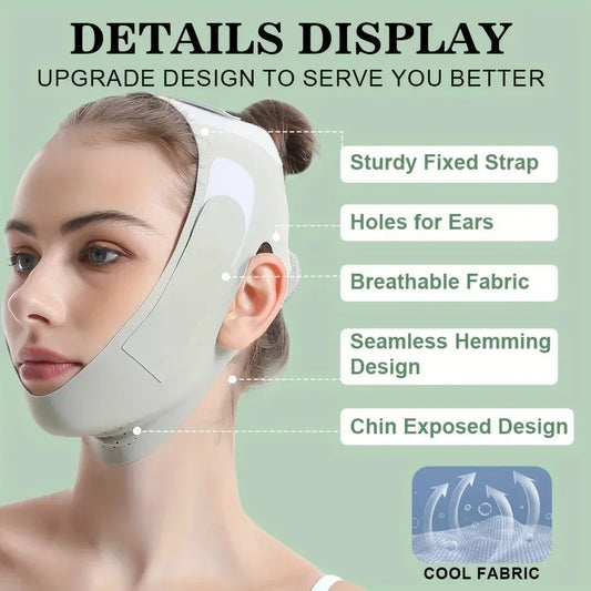 V Shape Face Lift Band Breathable Double Chin Reducer