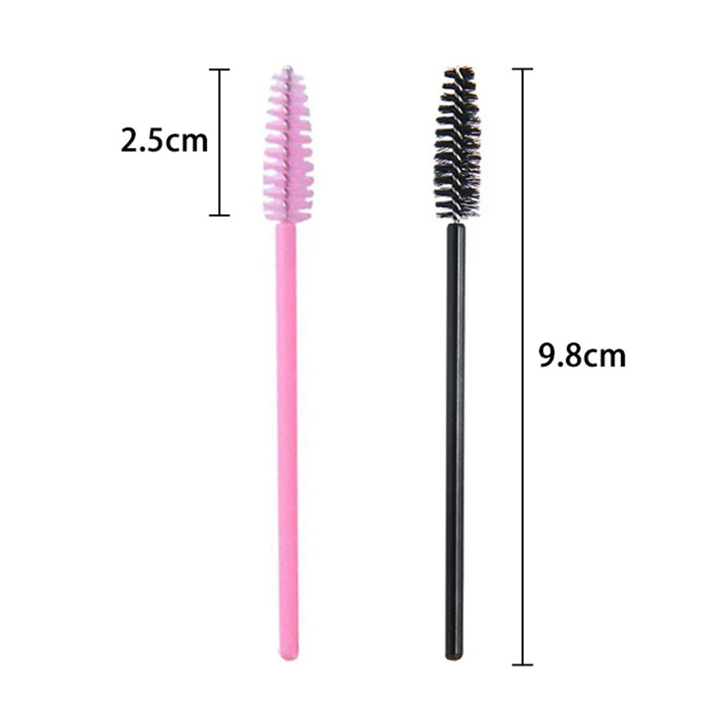Disposable Lip Eyelash Eyebrow Brush Set 500 Pieces