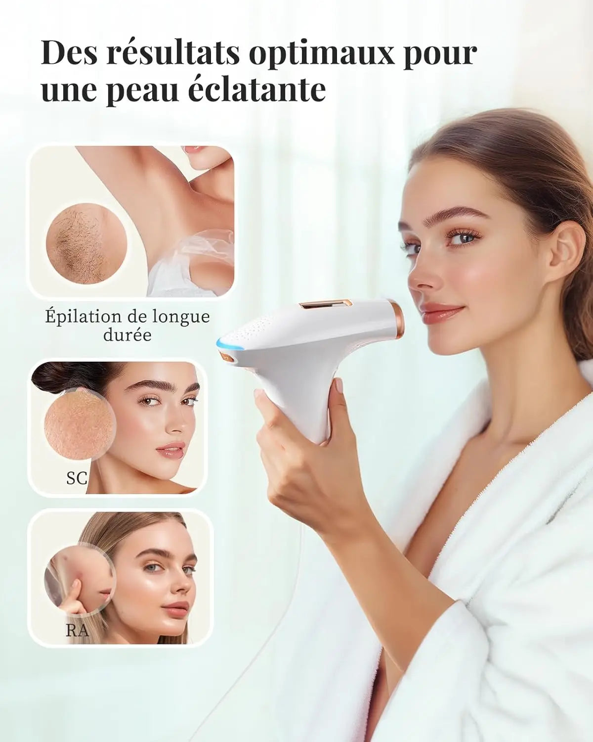 JOOYEE IPL Hair Removal Device Laser Painless at Home