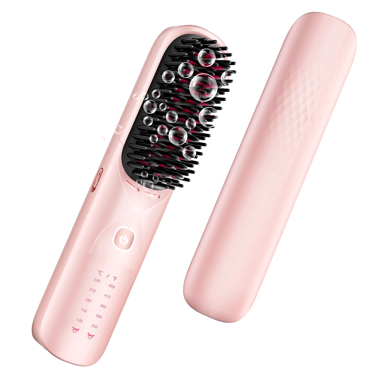 BOPCAL Cordless 2 In 1 Hair Straight Comb And Curler 10000mAh