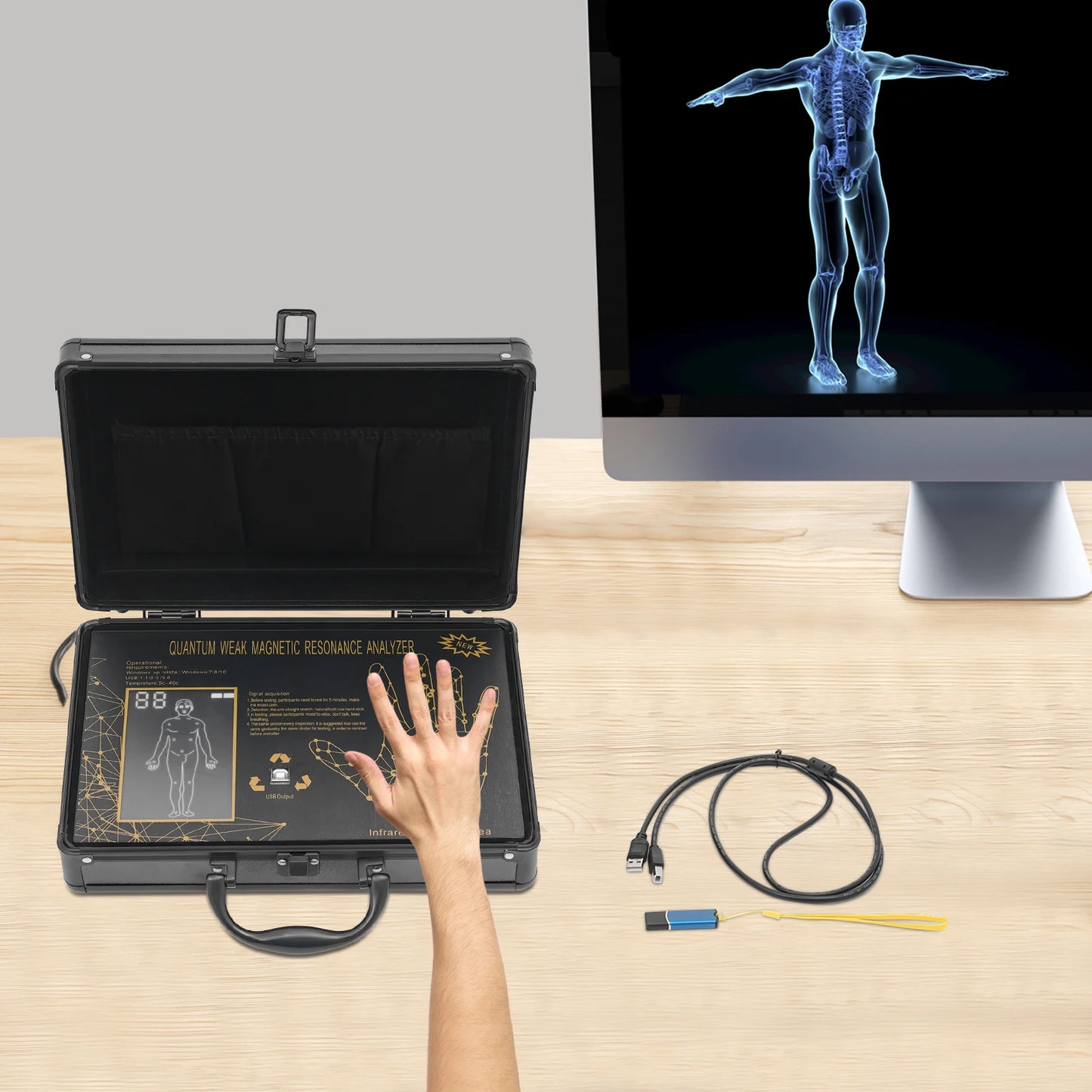 Bymaocar Hand Diagnostic Tester Health Analysis Device
