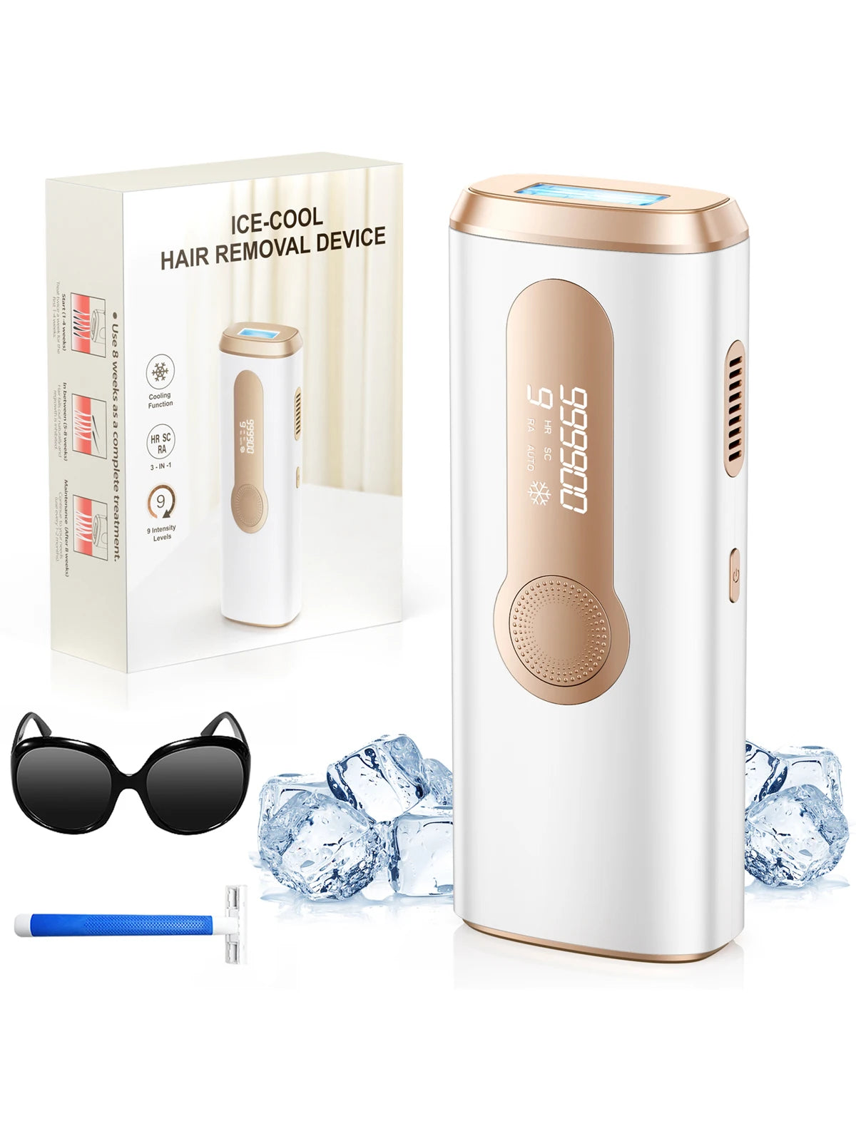 Totmizby IPL Laser Epilator Hair Removal Body Bikini Face