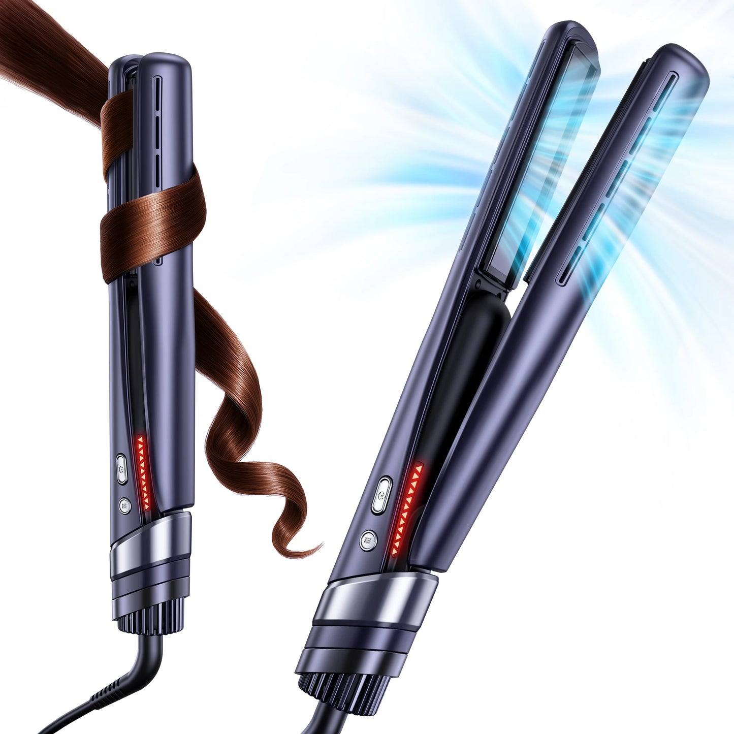 BOPCAL 3 In 1 Cold Air Hair Straightener Ion Curler