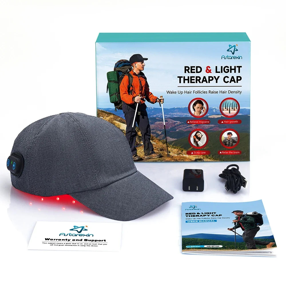 Astarexin Infrared Hair Growth Cap 660nm 850nm Red Light Therapy
