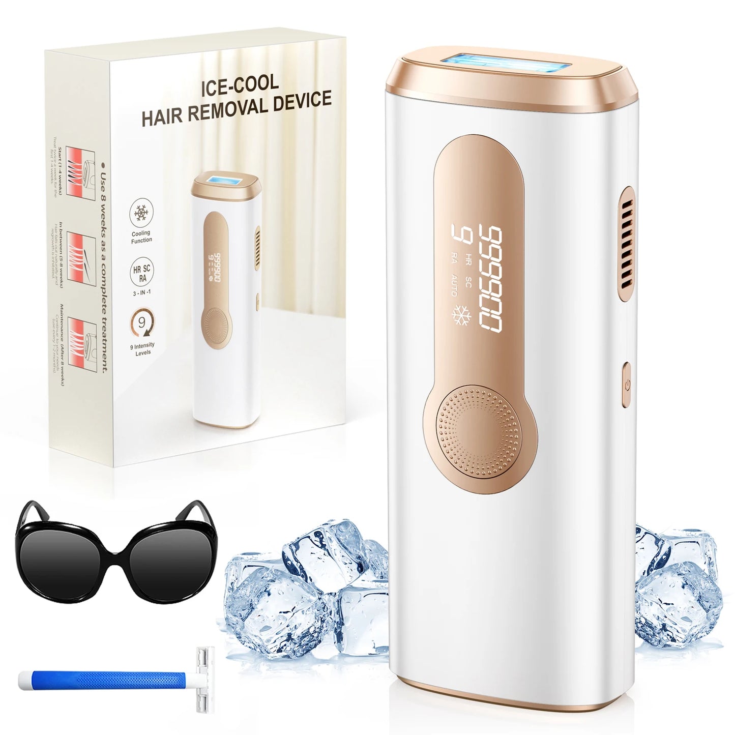 Totmizby IPL Laser Epilator Hair Removal Body Bikini Face