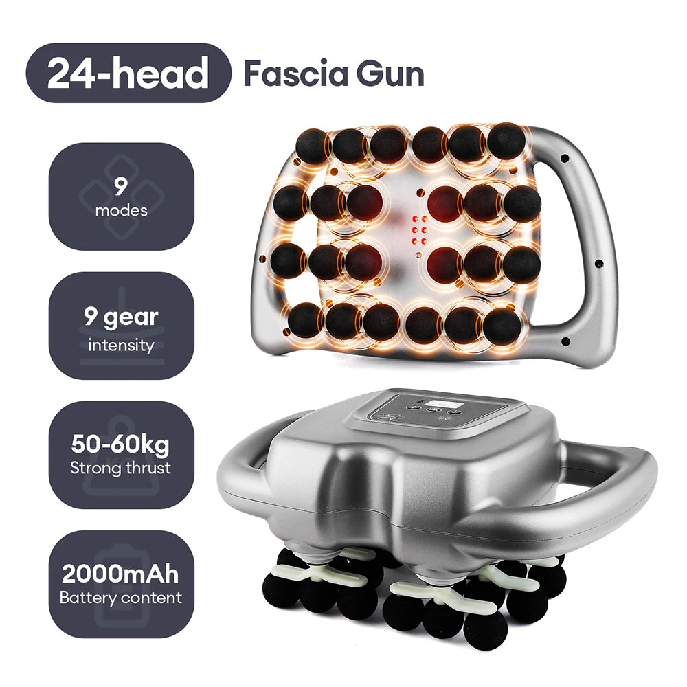Foreverlily Fascia Gun High-Frequency Body Massage Massager