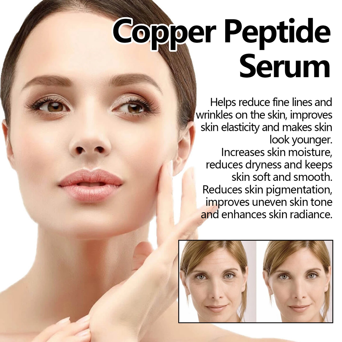 Eelhoe Copper Peptide Facial Serum for Firming Anti Aging