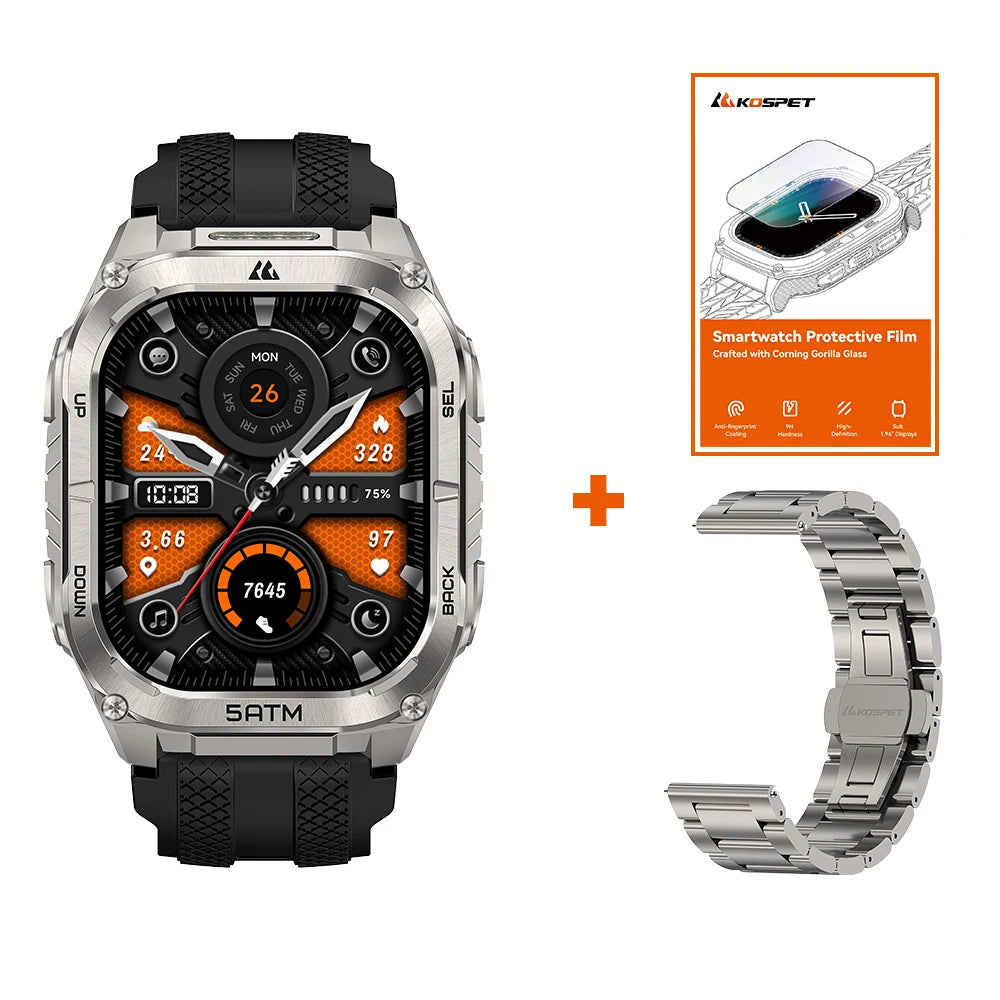 Kospet Tank M4C GPS Smartwatch Men Military Grade Waterproof