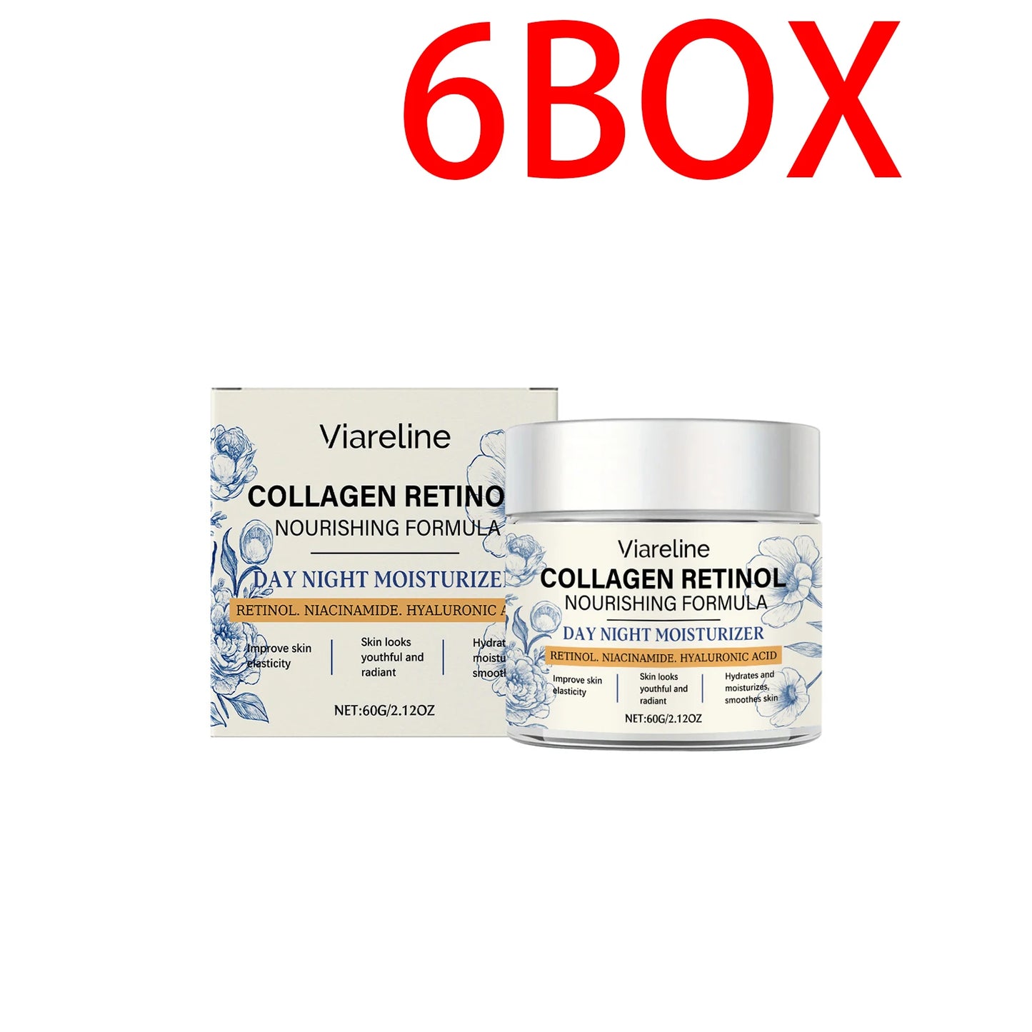 Viareline Retinol Moisturizing Cream With Hyaluronic Acid