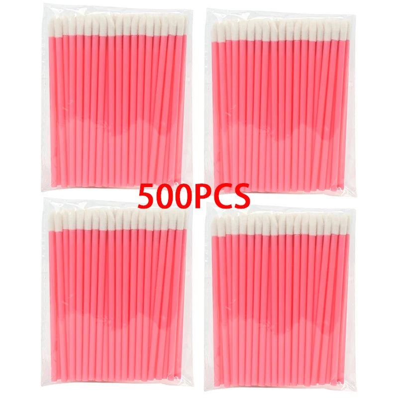 Disposable Lip Eyelash Eyebrow Brush Set 500 Pieces