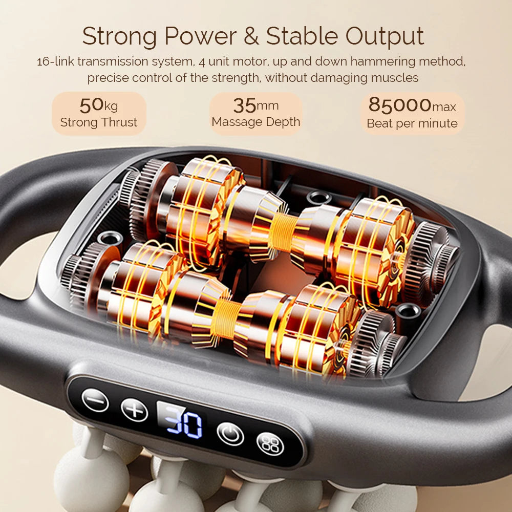 Foreverlily Fascia Gun High-Frequency Body Massage Massager