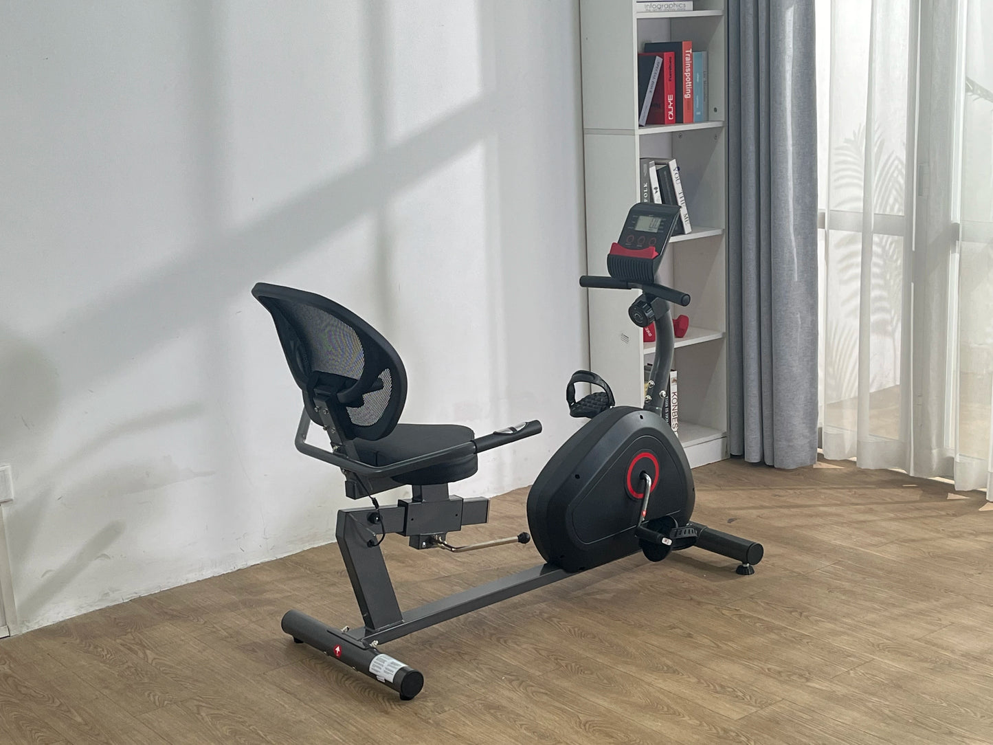 Recumbent Exercise Bike for Home Quiet Eight Levels Large Seat