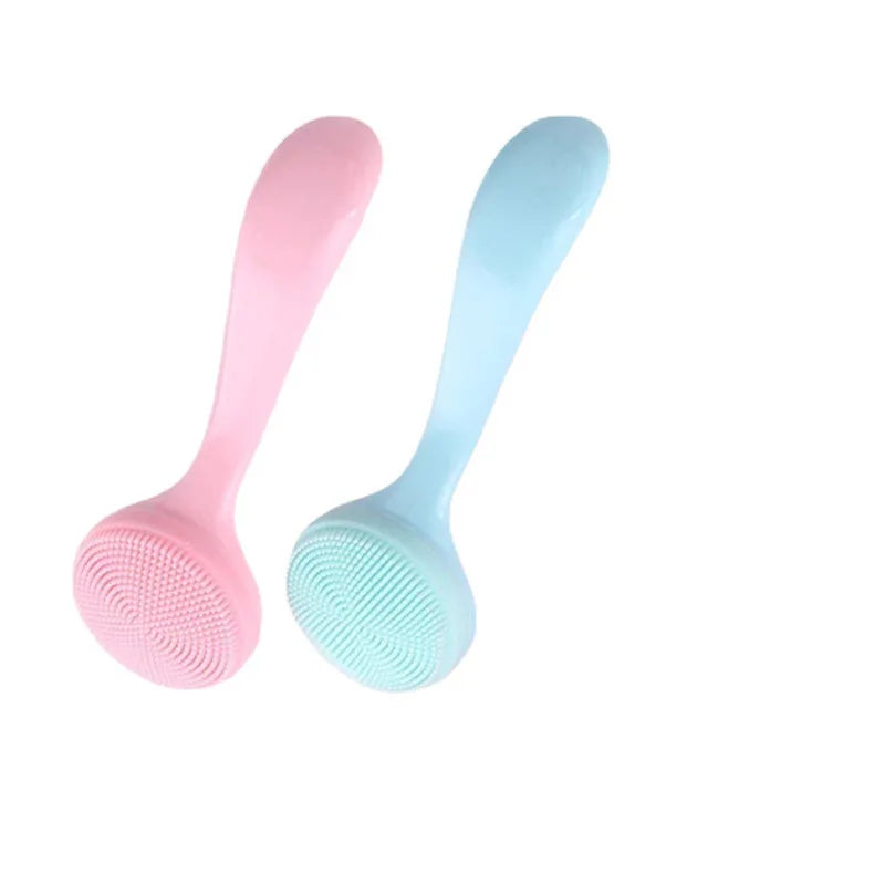Soft Silicone Facial Cleansing Brush For Makeup Removal And Pore Care