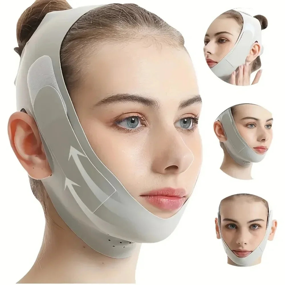 V Shape Face Lift Band Breathable Double Chin Reducer