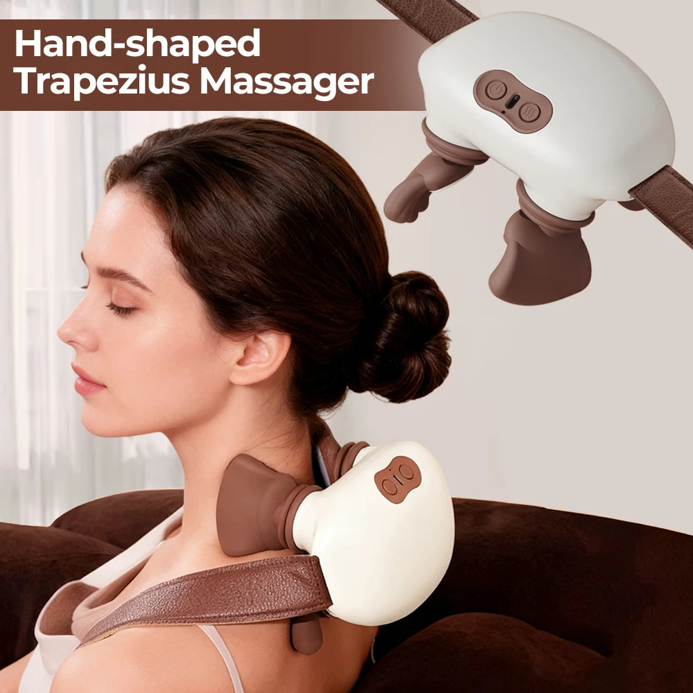Foreverlily Bionic Pressure Neck Massager With Back And Shoulders
