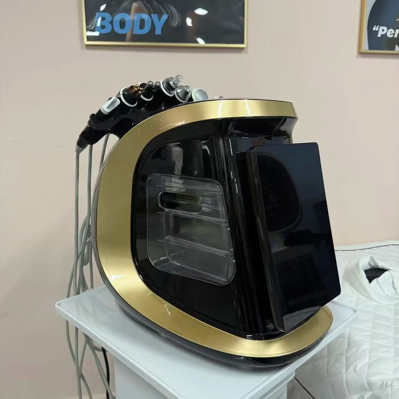 MYOSLIM 7 In 1 Hydra Oxygen Facial Dermabrasion Machine Skin Analyzer