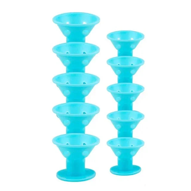 Soft Foam Flexi Rollers 10Pcs Heatless Bendy Hair Curlers