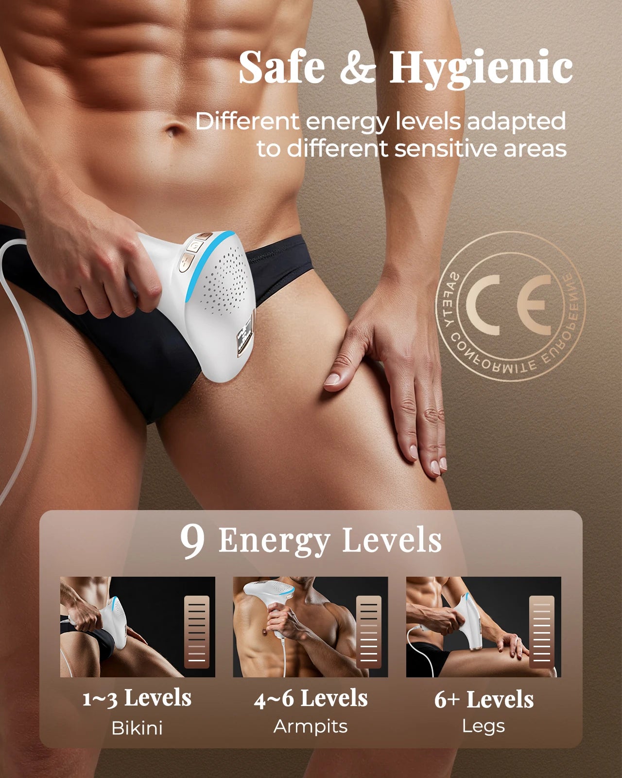 JOOYEE IPL Hair Removal Device Laser Painless at Home