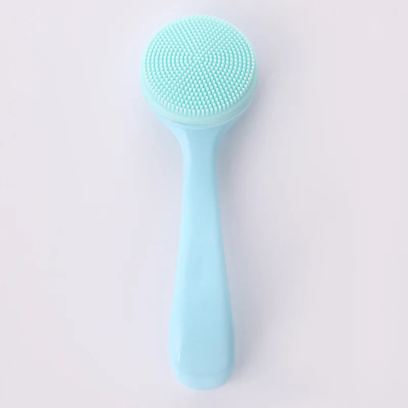 Soft Silicone Facial Cleansing Brush For Makeup Removal And Pore Care