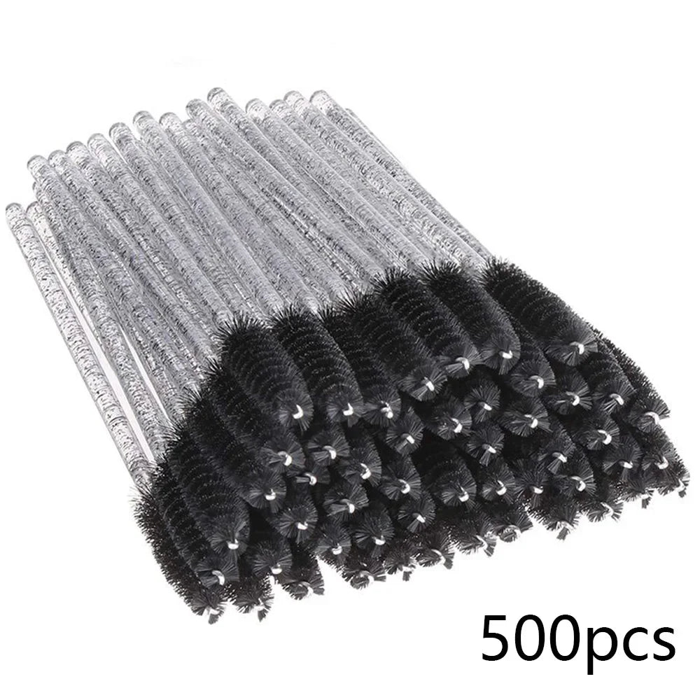Disposable Lip Eyelash Eyebrow Brush Set 500 Pieces