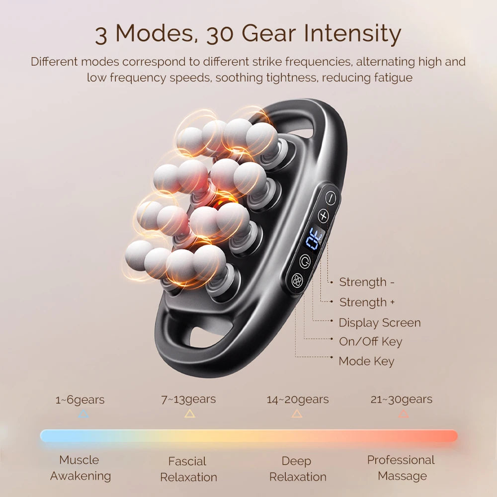 Foreverlily Fascia Gun High-Frequency Body Massage Massager