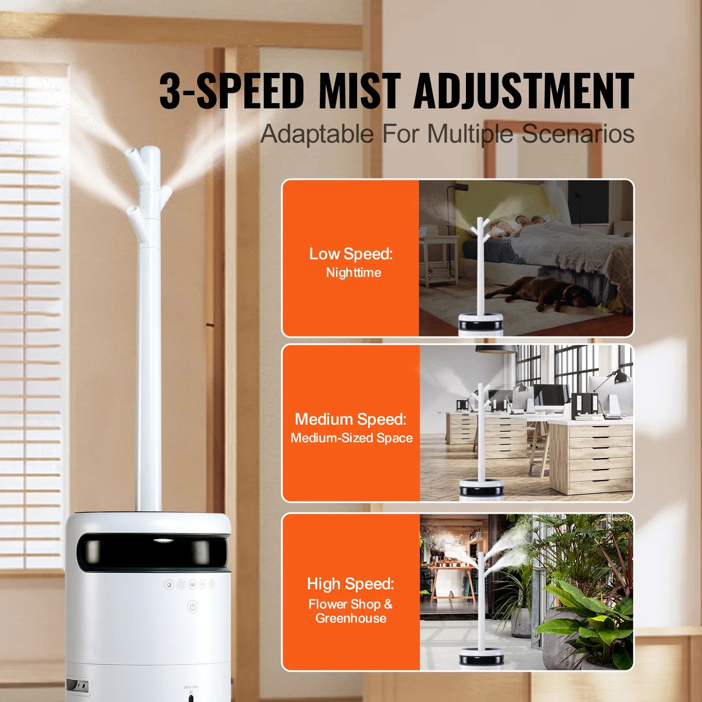 SucceBuy Ultrasonic Humidifier For Home And Whole House