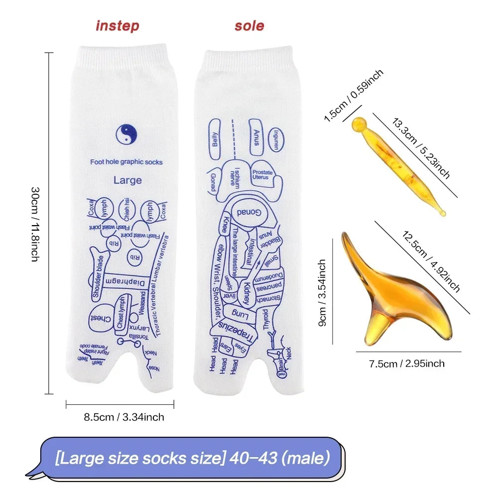 Acupressure Foot Socks For Massage Reflexology And Physiotherapy