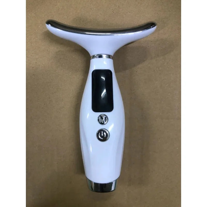Portable LED Light Therapy Face Neck Massager Three Adjustable Speeds