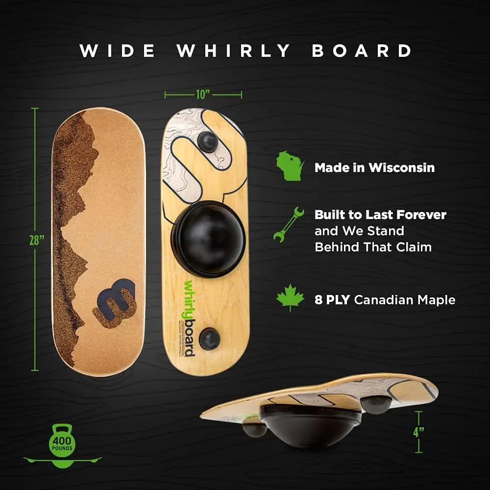 YTYIN 360 Degree Standing Desk Balance Wobble Board