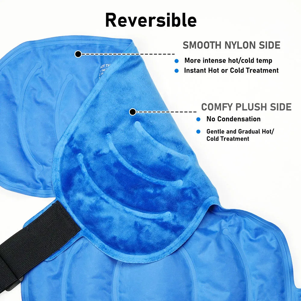 Shoulder Ice Pack Wrap Hot Cold Therapy Brace For Pain