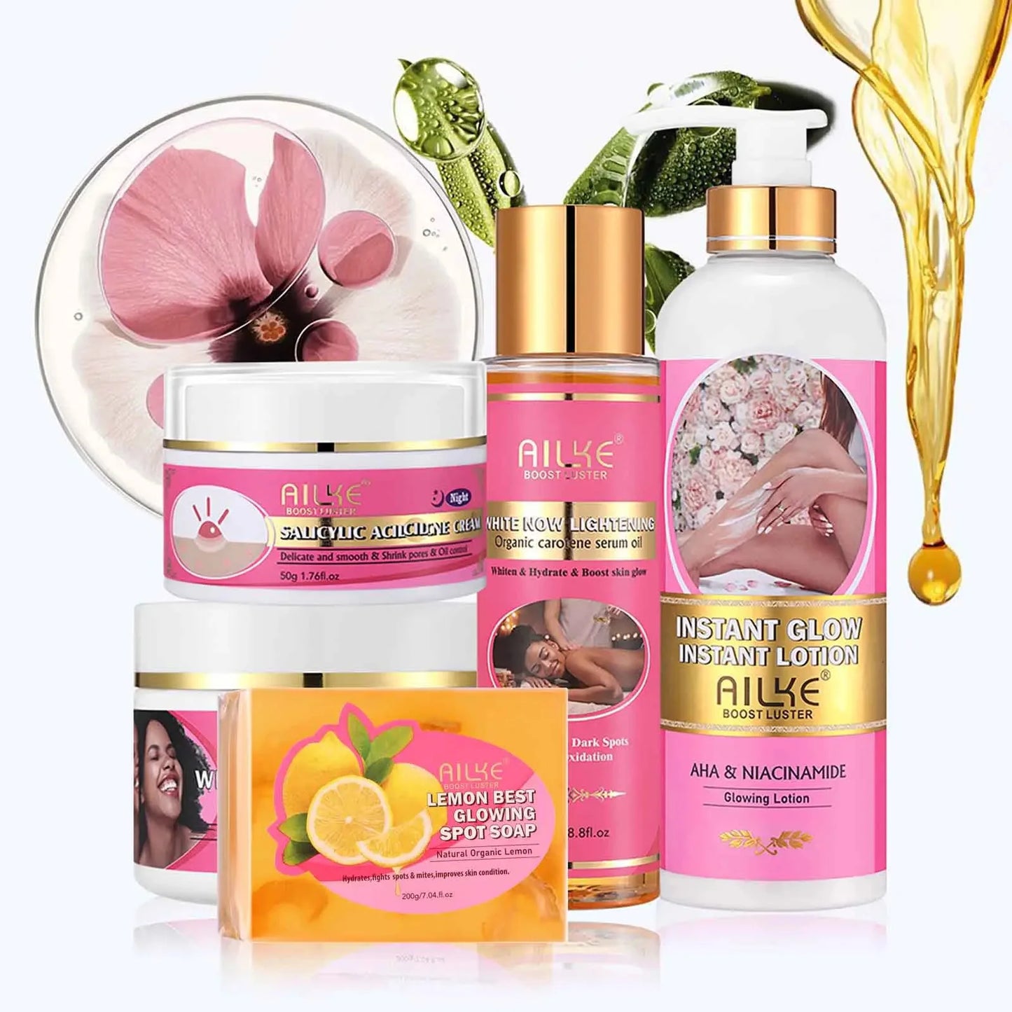 AILKE Glow Body Lotion For Women Niacinamide Brightening Moisturizing