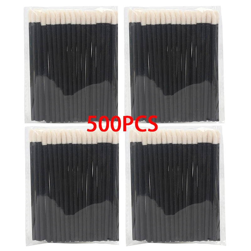 Disposable Lip Eyelash Eyebrow Brush Set 500 Pieces