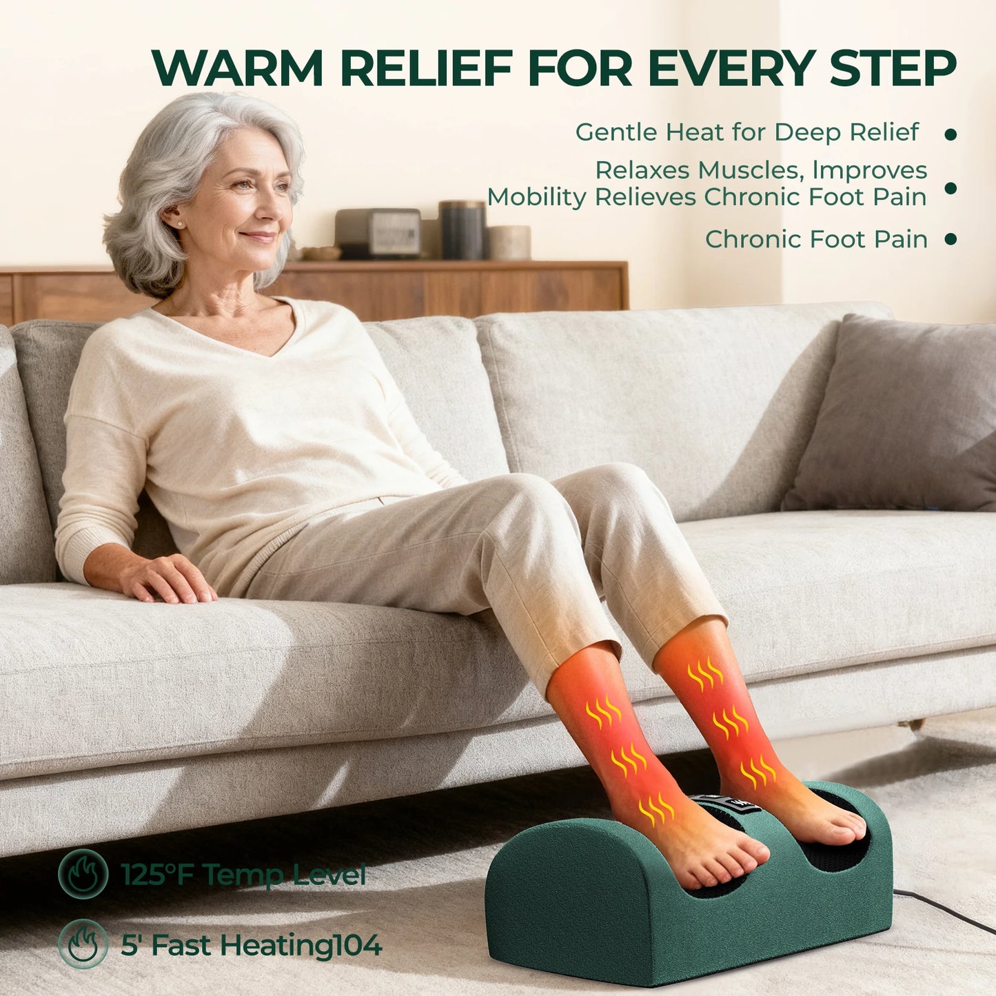 HIMOUTA Full Body Massage Mat With Heat And Massager Pad