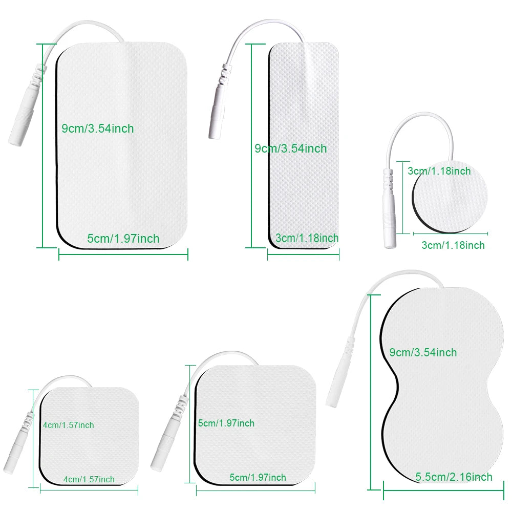 SANPKON Tens Muscle EMS Electrodes Patches for Body Therapy