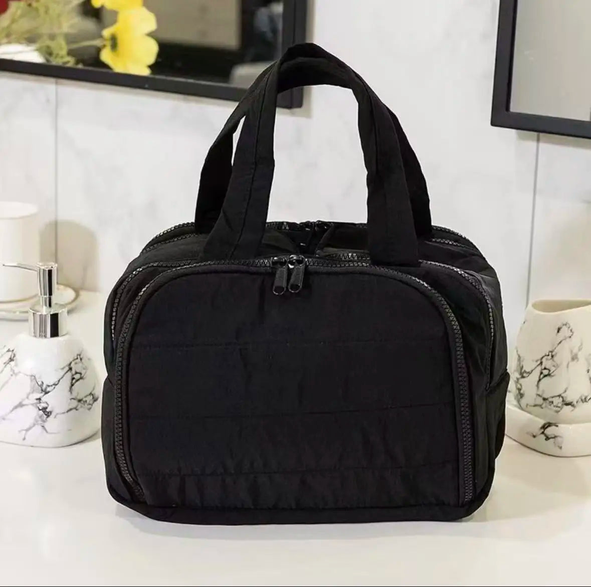 Multi Opening Makeup Bag For Travel And Home Storage