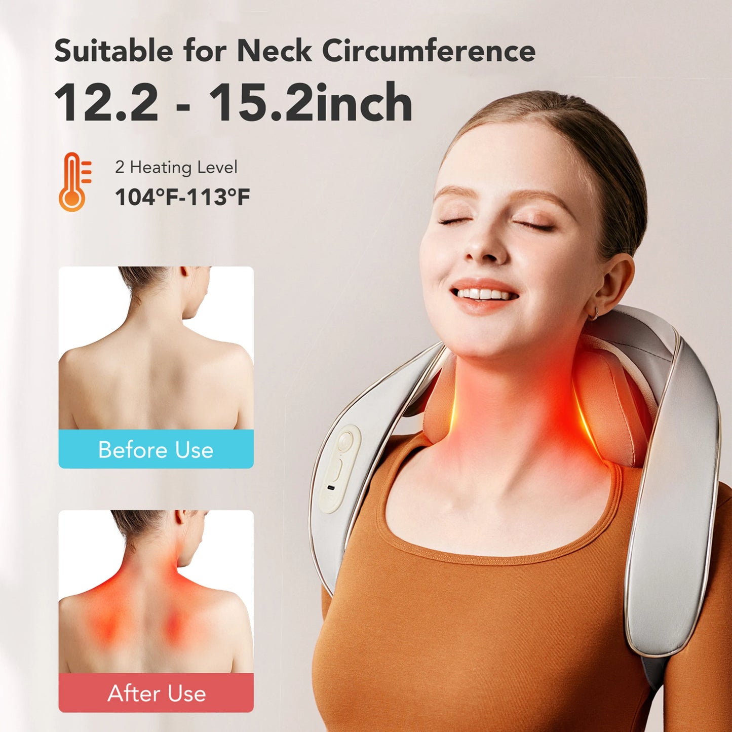 SKG H5 Neck and Shoulder Massage With Targeted Heat Therapy