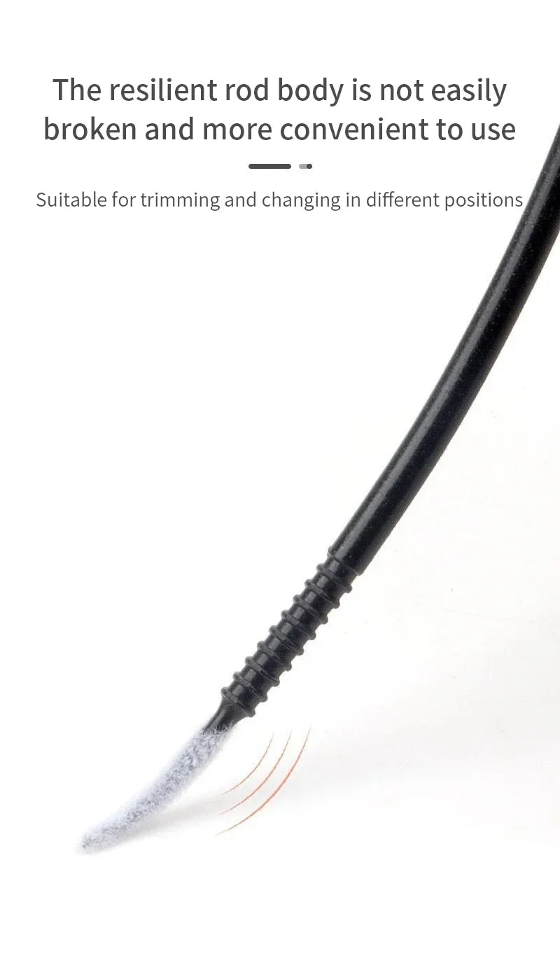 Disposable Spiral Mascara Brushes Microbrush Applicators Lash Extensions