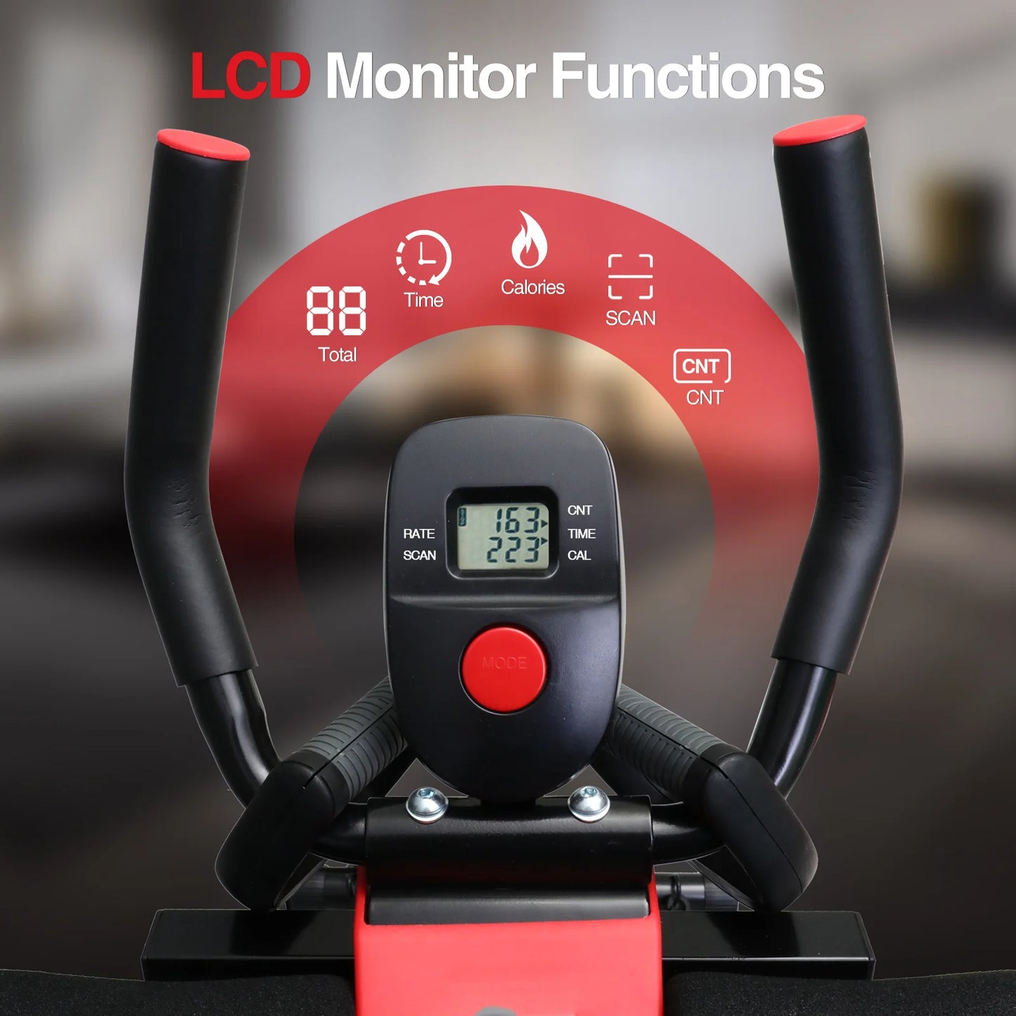 Abdominal Curling Exercise Machine Adjustable Dual Track Core Trainer