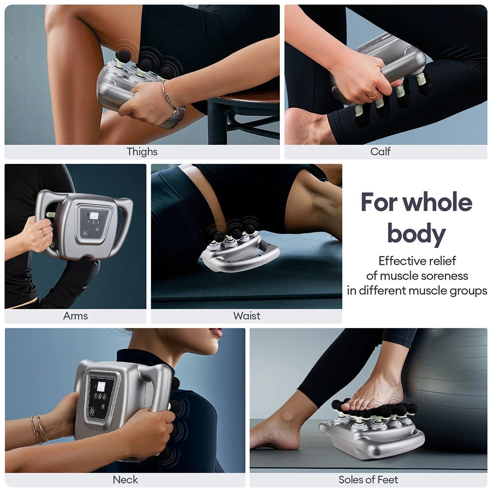 Foreverlily Fascia Gun 24-Head High Frequency Massage 9 Modes