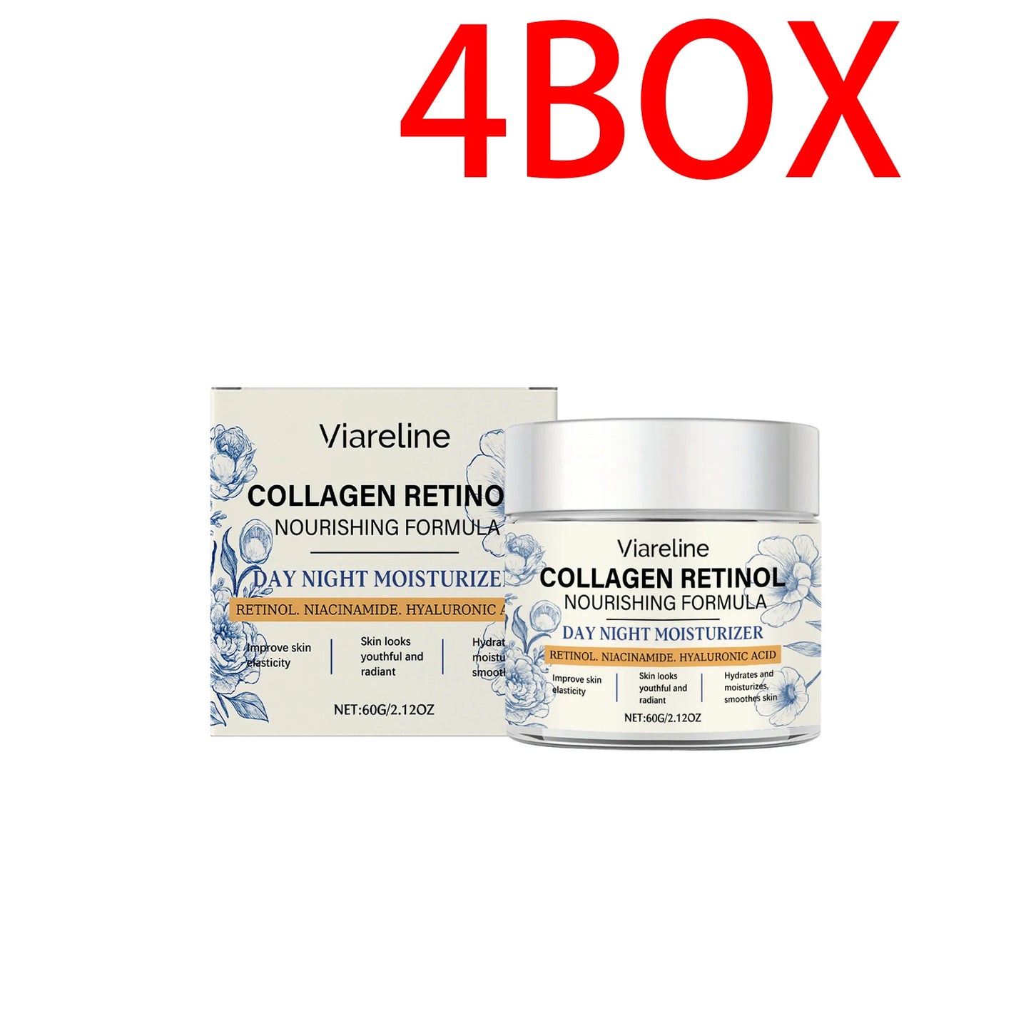 Viareline Retinol Moisturizing Cream With Hyaluronic Acid