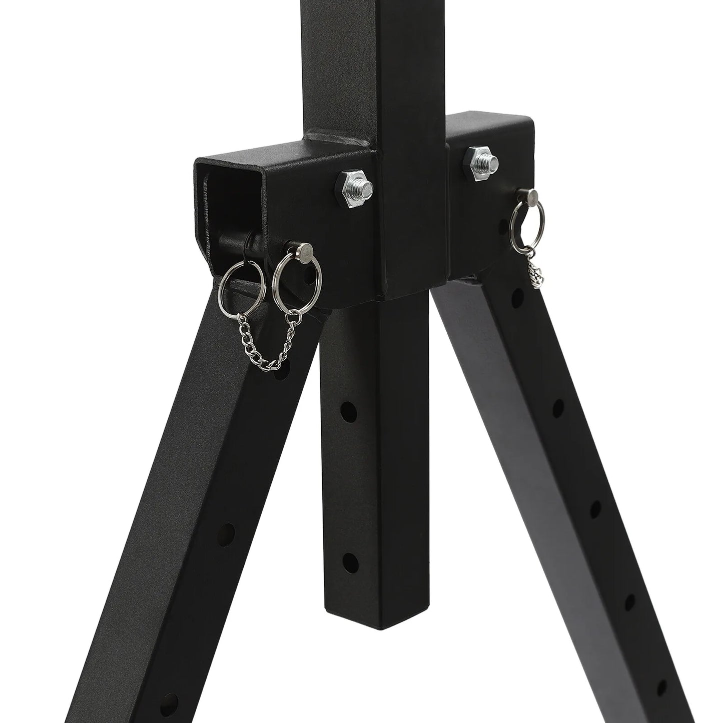 Triangular Pull Up Station Adjustable Height Foldable Home Gym Equipment