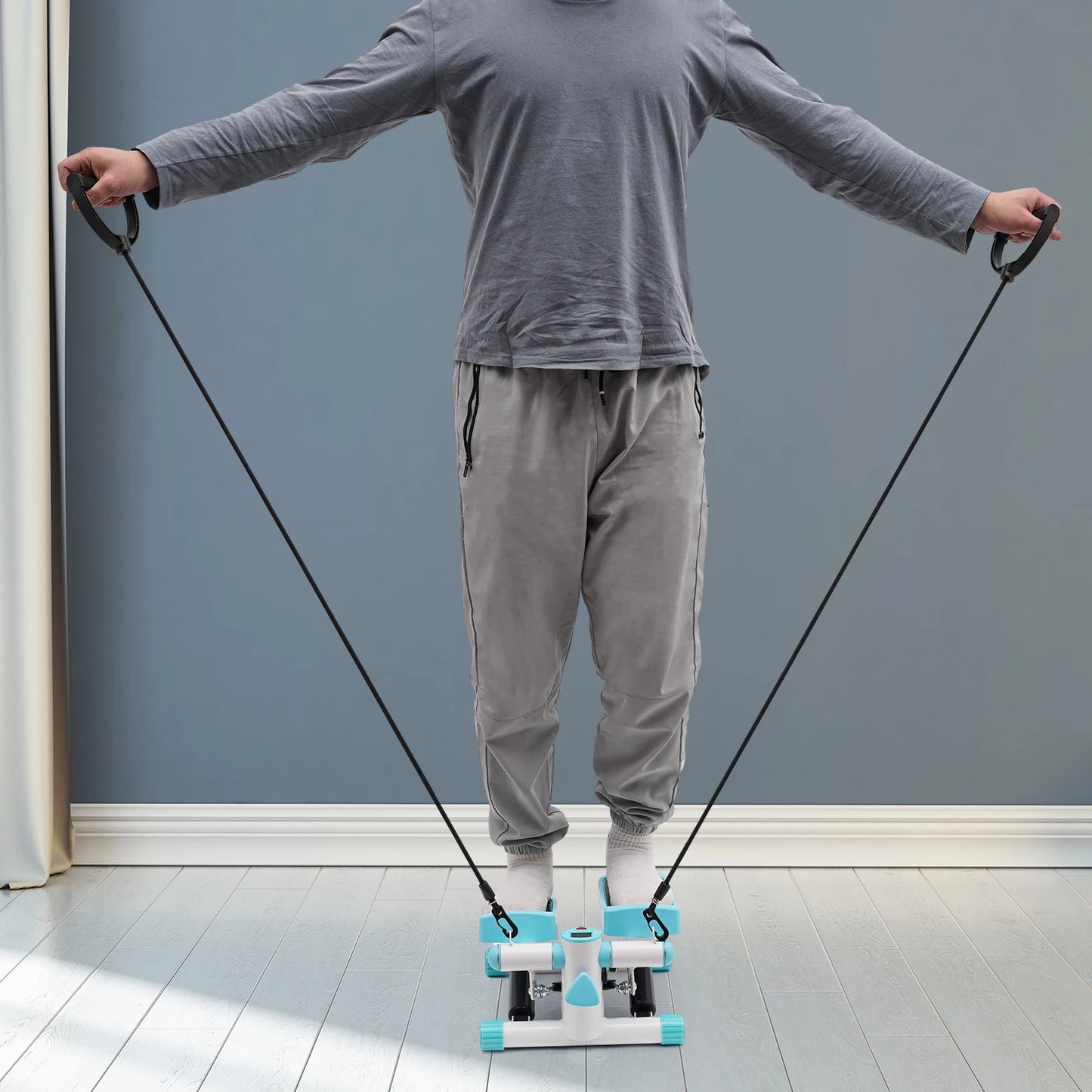 Portable Fitness Stepper Machine For Home Office Gym Workouts