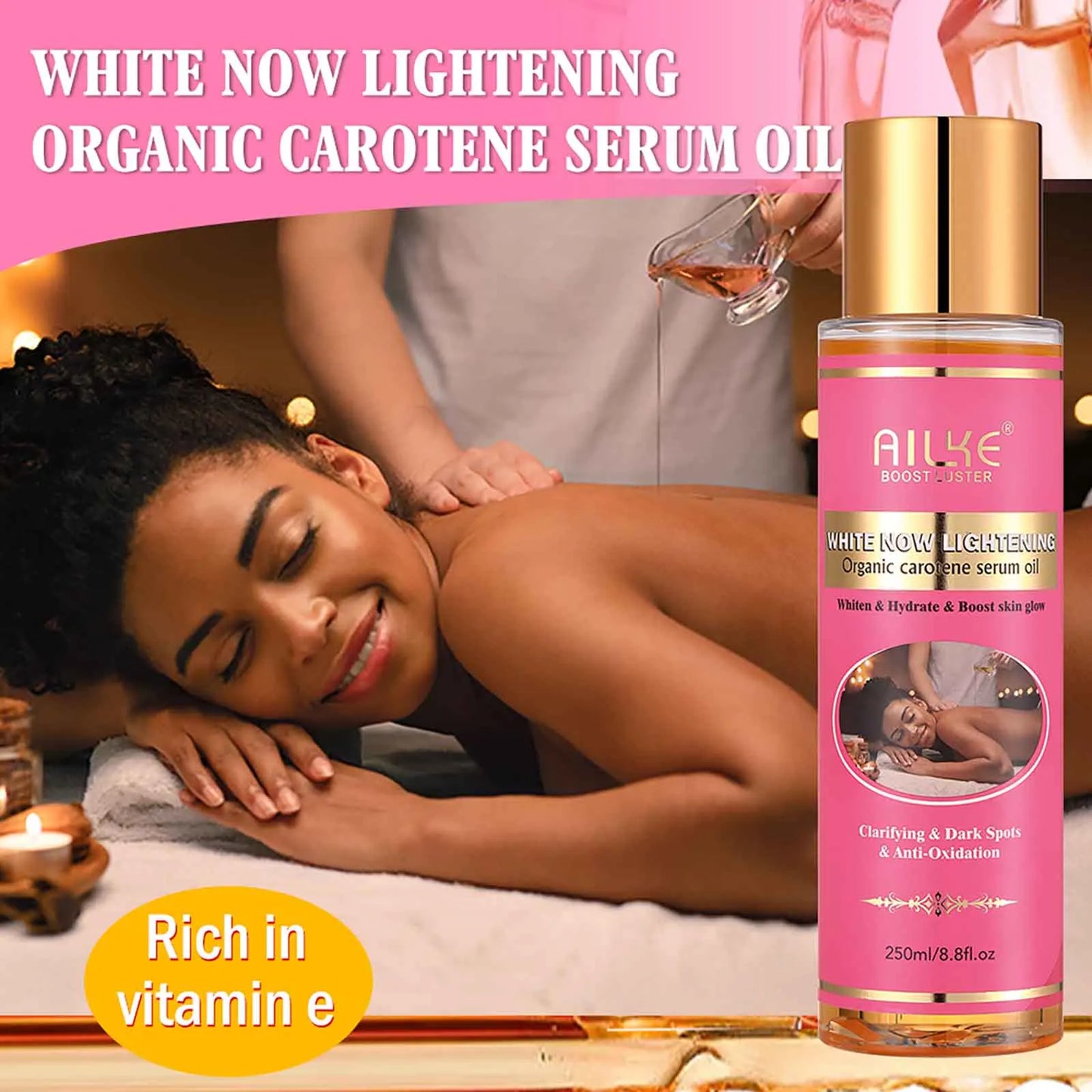 AILKE Glow Body Lotion For Women Niacinamide Brightening Moisturizing